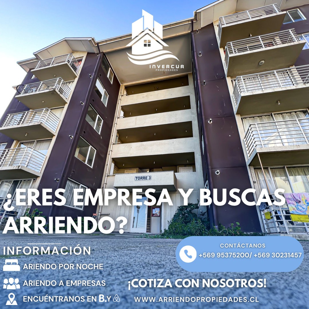Arriendo diario y para empresas Av Rauquén